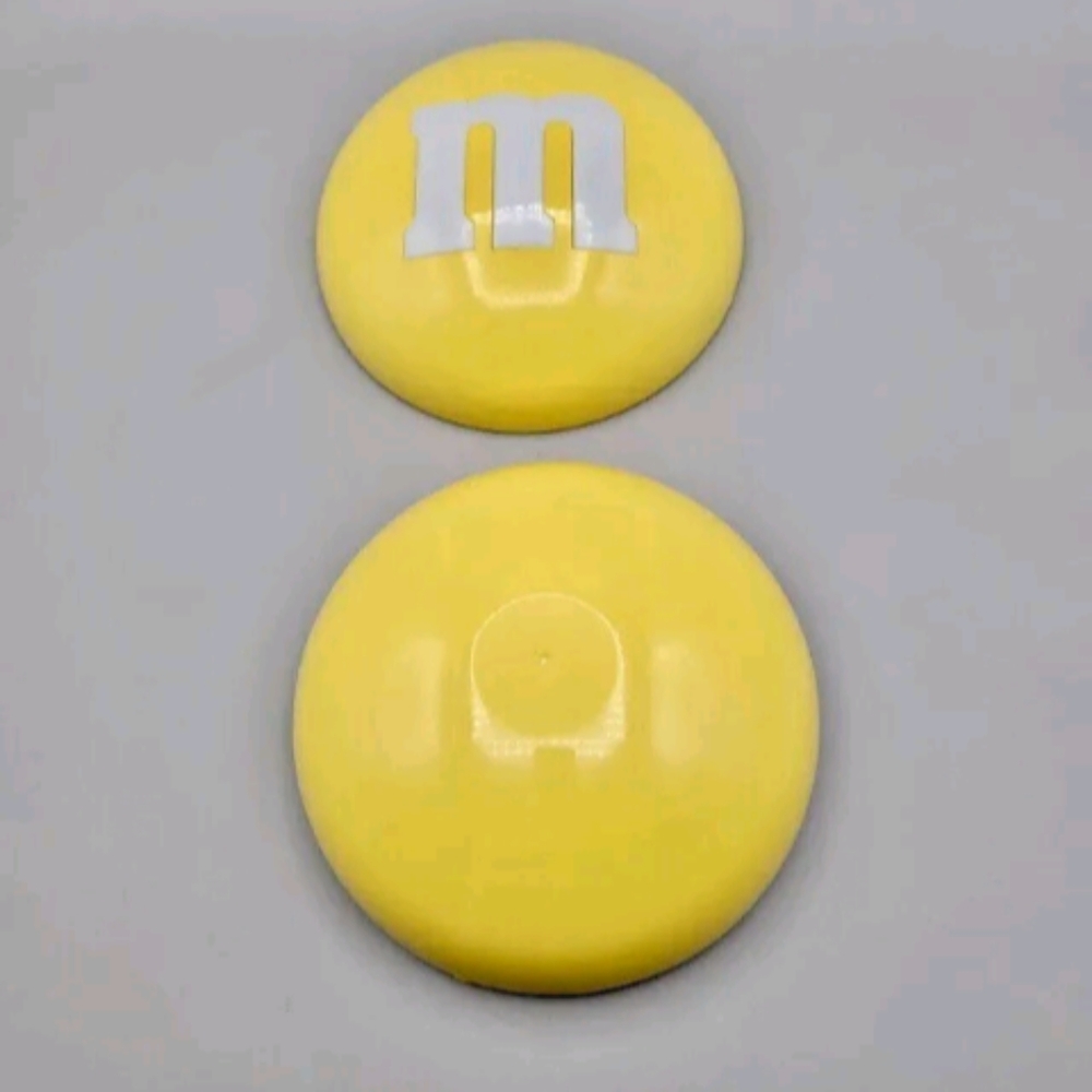 M&M metal candy dish